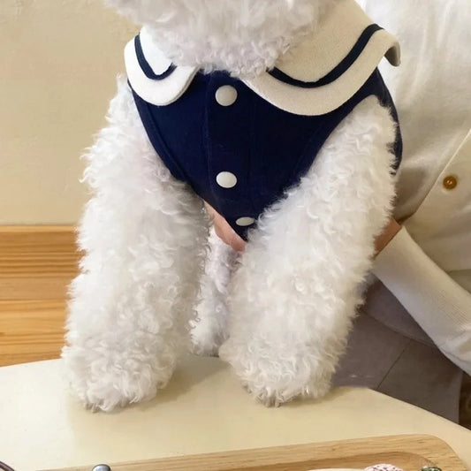 Striped Polo Shirt for Dogs