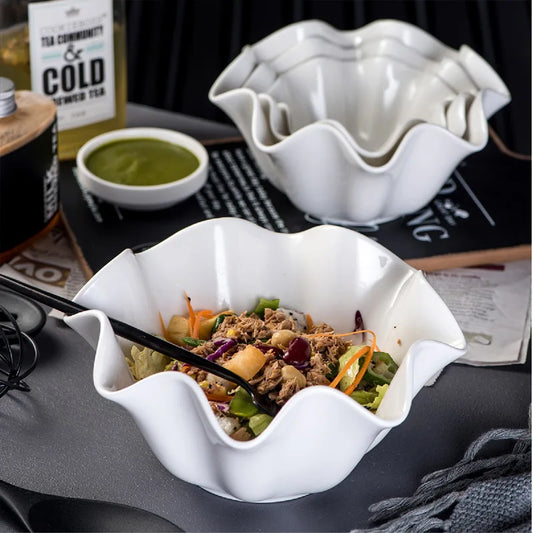 KANCUN| Pure White Ceramic Bowl