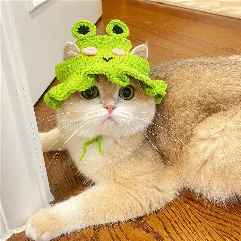 Handmade Knitted Pet Hat