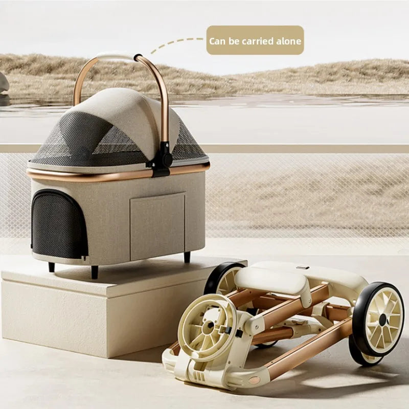 Multi-Functional Foldable Pet Stroller