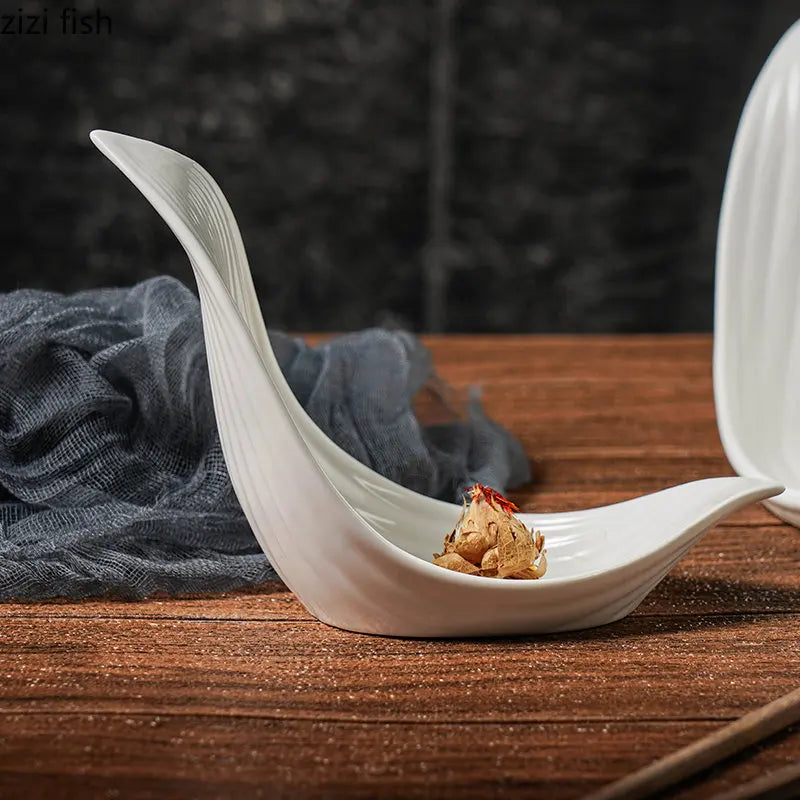 MANU| Ceramic Sashimi Plate