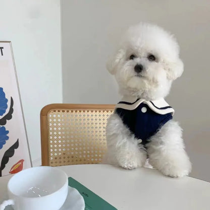 Striped Polo Shirt for Dogs