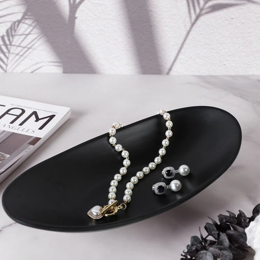 JASZ| Oval Shape Storage Tray