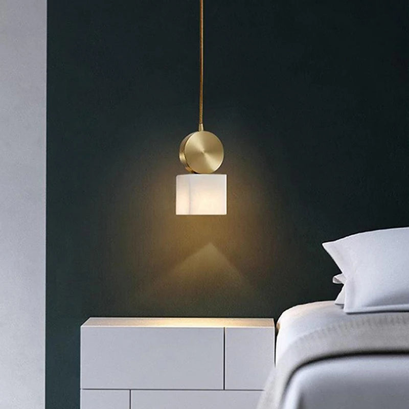 MOOON| Nordic Luxury Gold Copper Marble Chandelier