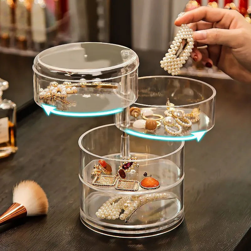 BALT| 360 Degree Rotating Transparent Jewelry Box