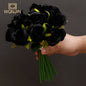 WQNJIN| 12 Heads Silk Rose Bouquet Flower