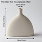 BEAFU| 1PCS White Ceramic Vase