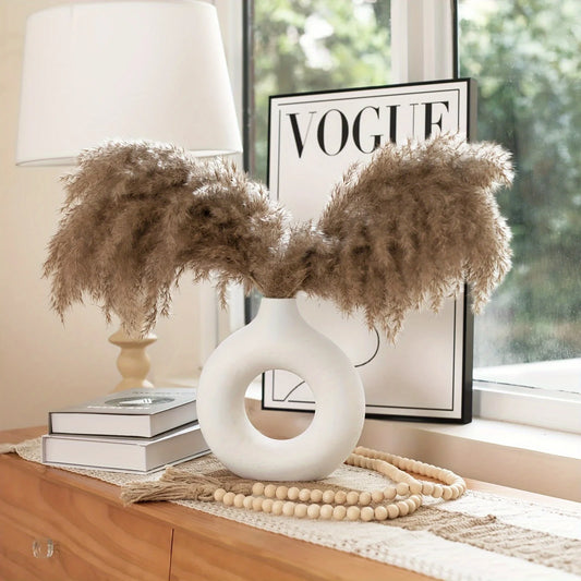 BEAFU| 1PCS White Ceramic Vase