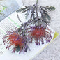 LOIUI| Artificial 2 Fork Pincushion Flowers