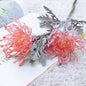 LOIUI| Artificial 2 Fork Pincushion Flowers