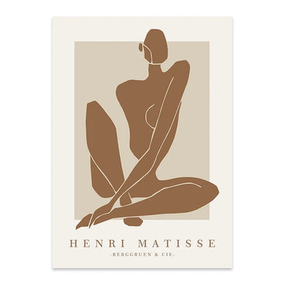 METYC| Abstract Beige Wall Poster