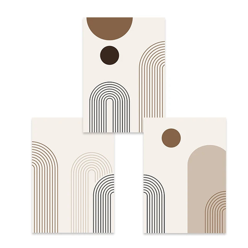 KEWTG| Abstract Geometric Line Boho Posters 