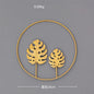 NORDVIC| Iron made Ginkgo Leaves Ornament 