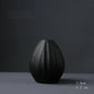 BABBO| Black Ceramic Small Vase 