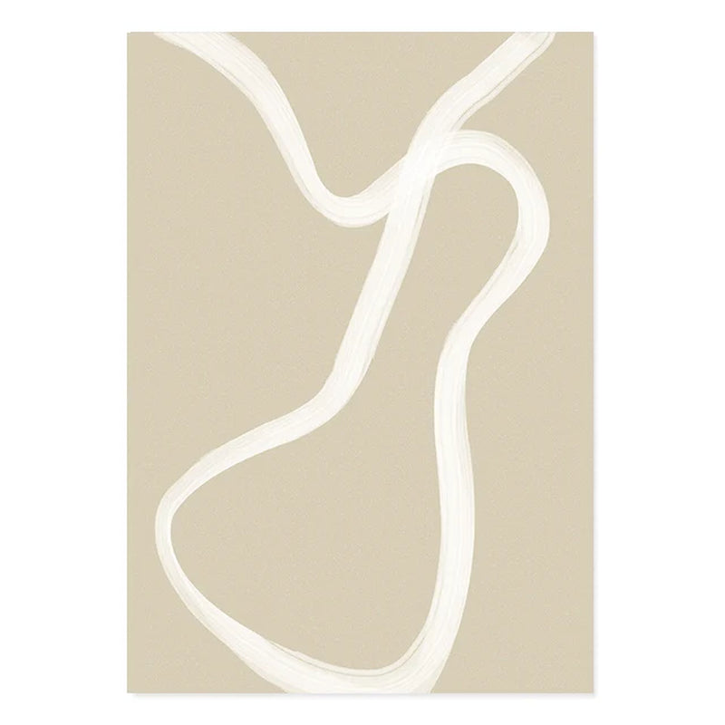 METYC| Abstract Beige Wall Poster