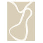 METYC| Abstract Beige Wall Poster