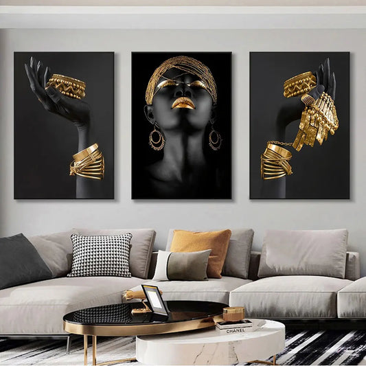 GOLDENN| 3Pcs Artistic Painting